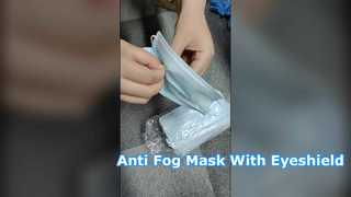 Xem lý do tại sao nên chọn khẩu trang dùng một lần có tấm chắn mắt chống sương mù và bảo vệ mắt có dây buộc