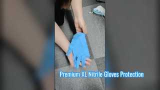 Xem lý do chọn găng tay dùng một lần Nitrile Xl không chứa bột màu xanh