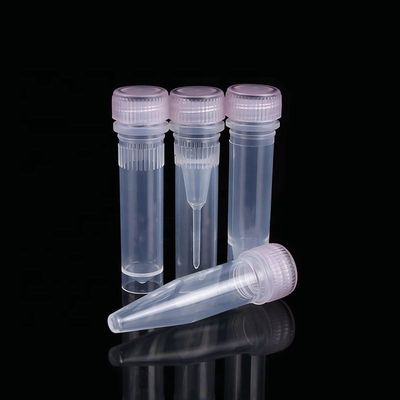 Chất lượng  1.5ml Conical Bottom Microcentrifuge Tube Sample Tube With Screw Hat nhà máy