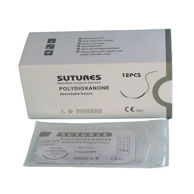 Giá tốt Bệnh viện thú y BĐS Chromic Catgut Silk Nylon PGA 910 75cm Cấy ghép phẫu thuật với kim vô trùng Chó mèo thú cưng trực tuyến