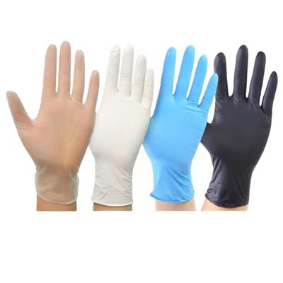 Mua Găng tay vải vải dùng một lần cao độ đàn hồi đa màu hồng / xanh / trắng Găng tay khám y tế được chứng nhận ISO / CE sản xuất trực tuyến