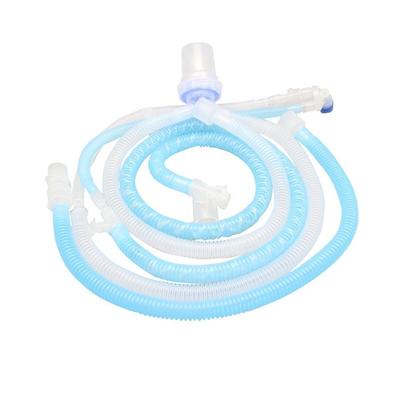 Mua 1.8m Disposable Anesthesia Breathing Circuit with Integrated Sampling Tube and Single/Double Water Cup Options sản xuất trực tuyến