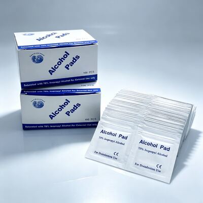 mua Bọc rượu không dệt vô trùng Giá rẻ 70% Isopropyl Alcohol Prep Pads 60mm Bọc rượu cấp y tế sản xuất trực tuyến