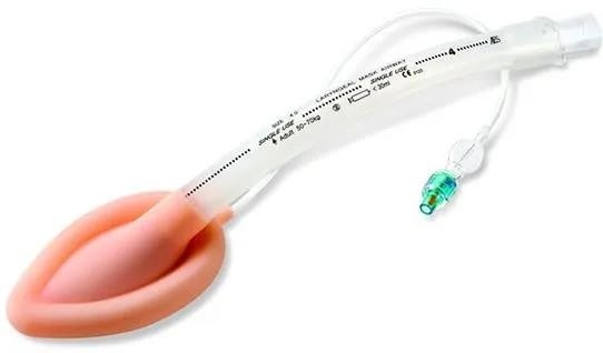 Giá tốt Phẫu thuật tiêu chuẩn y tế có thể tái sử dụng mặt nạ thanh quản bằng silicon Airway với ống trực tuyến