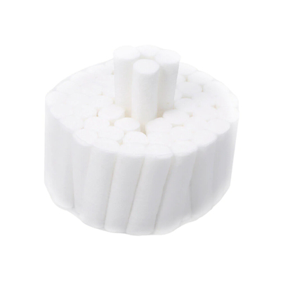 Giá tốt Cuộn bông nha khoa dùng một lần 8mm/10mm Bông thấm phẫu thuật 100% cotton Sản phẩm dùng một lần trực tuyến