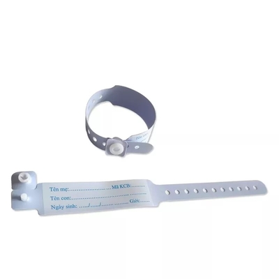 Giá tốt Vòng đeo cổ tay PVC y tế Vòng đeo cổ tay y tế tiện dụng tiện nghi Một lần sử dụng bền và chống nước trực tuyến