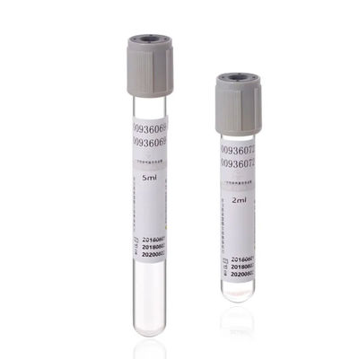 Giá tốt Hệ thống lấy máu chân không y tế Ống glucose tiệt trùng màu xám dùng một lần trực tuyến