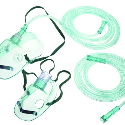 Giá tốt Mặt nạ mặt bằng ống thở 2m trung bình Mặt nạ oxy PVC minh bạch cho trẻ em trực tuyến