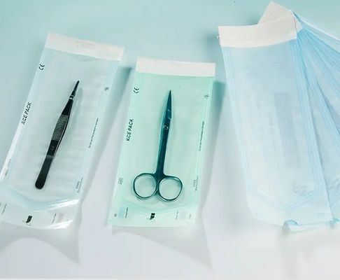 Giá tốt 5.7 Cm X 13 Cm Medical Sterile Bag Dental Packaging Peel Pack Self Seal được sử dụng để khử trùng các dụng cụ y tế nha khoa trực tuyến