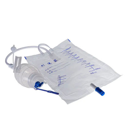 Giá tốt Hệ thống thoát nước vết thương kín silicone bể chứa với van chống trào ngược Bức tường silicone được sử dụng với dung dịch phẳng silicone trực tuyến