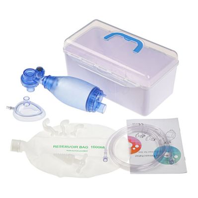 Giá tốt Máy thở hồi sức thủ công PVC dùng một lần cho thú y – Bộ túi Ambu dùng một lần với mặt nạ, ống oxy, bộ dụng cụ đường thở (Các kích cỡ S/M/L) trực tuyến
