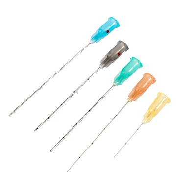 Giá tốt 16G-30G Bunt Tip Micro Cannula với kim hạ da cho chất lấp da trực tuyến