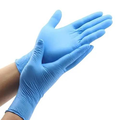 Giá tốt Powder Free Disposable Protection Gloves Blue Composite Mixed Acid Alkali Resistant High Elastic Hands trực tuyến