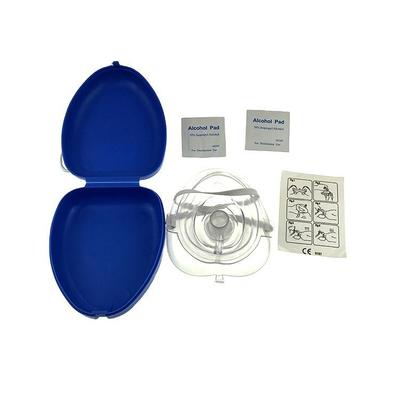 Giá tốt Portable CPR Mask with Oxygen Port and One-Way Valve for Emergency Resuscitation trực tuyến
