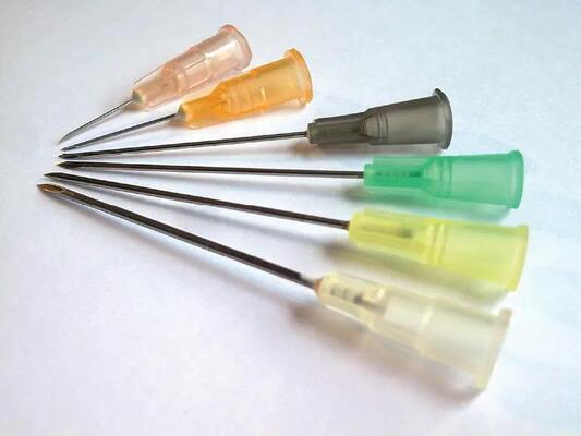 Giá tốt 18G-30G kim tiêm nha khoa bằng thép không gỉ kim tiêm nha khoa vô trùng dùng một lần với nút mã hóa màu ISO trực tuyến
