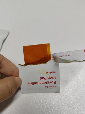 Giá tốt Gạc Povidone-Iodine cực dày có thời hạn sử dụng 3 năm trong bao bì dạng túi giấy bạc để chăm sóc vết thương vô trùng trực tuyến