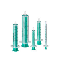 Giá tốt Green Luer Slip 2 Bộ phận Ống tiêm vô trùng dùng một lần Không độc hại Không cần kim trực tuyến